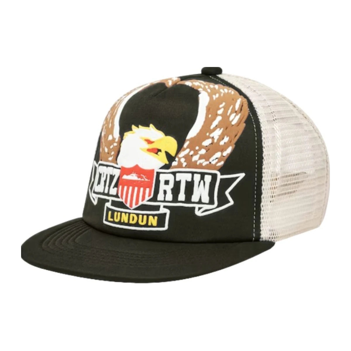 Czapka z daszkiem Corteiz Eagle Trucker Hat Black