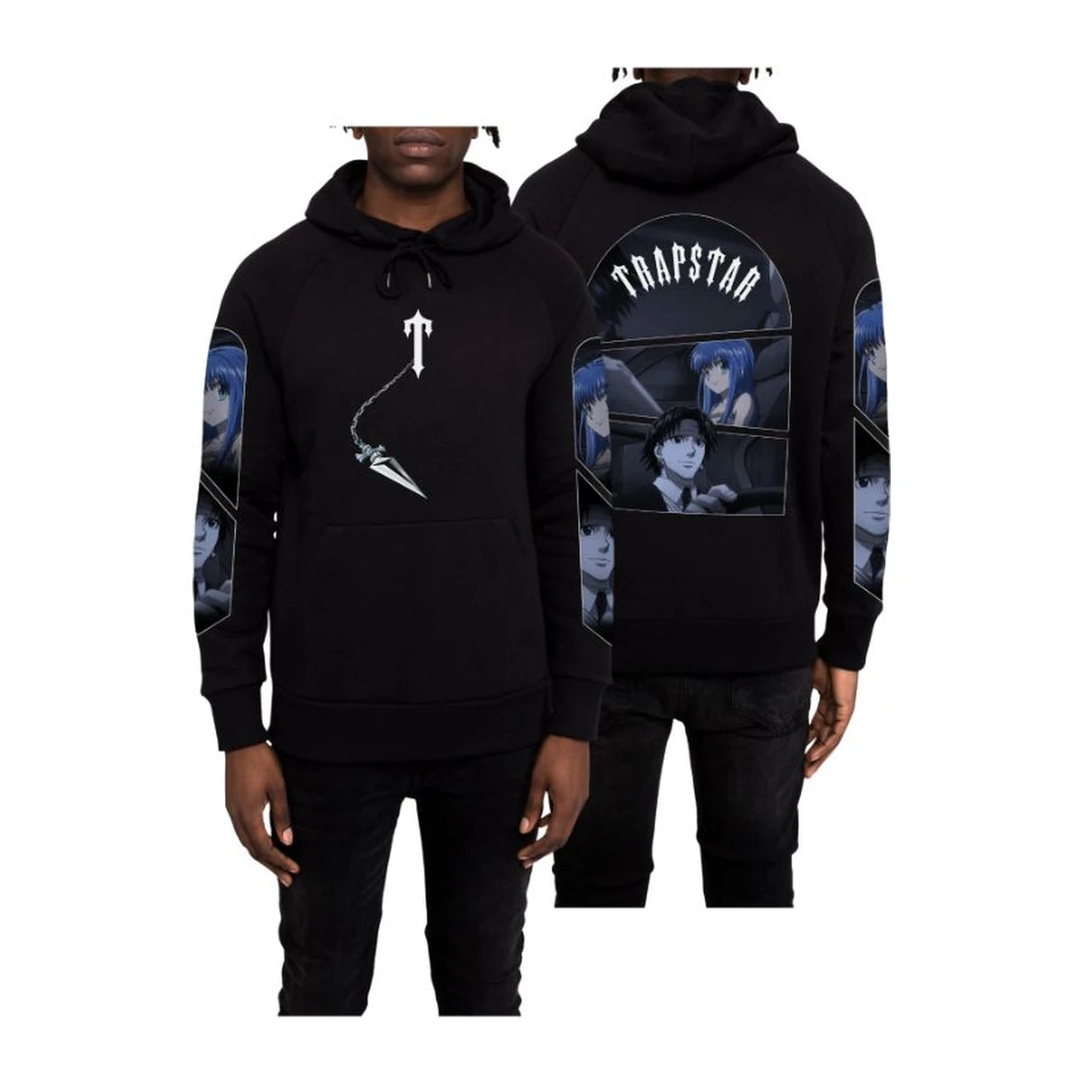 Bluza Trapstar x Hunter x Hunter Shotgun Hoodie Black